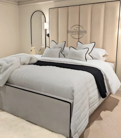 Cambridge Bed | Tall 2-Piece Headboard UK | Heaven Beds
