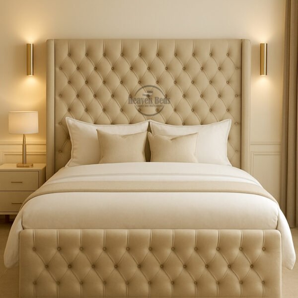 Comfy Nest Ottoman Storage Bed | Upholstered Tufted Bed Frame