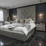 Deluxe Bed | Two-Piece High Headboard with Ottoman Storage UK | Heaven Beds
