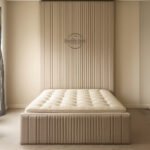 Luxury Adrian Bed | Tall Fluted Two-Piece Headboard UK | Heaven Beds