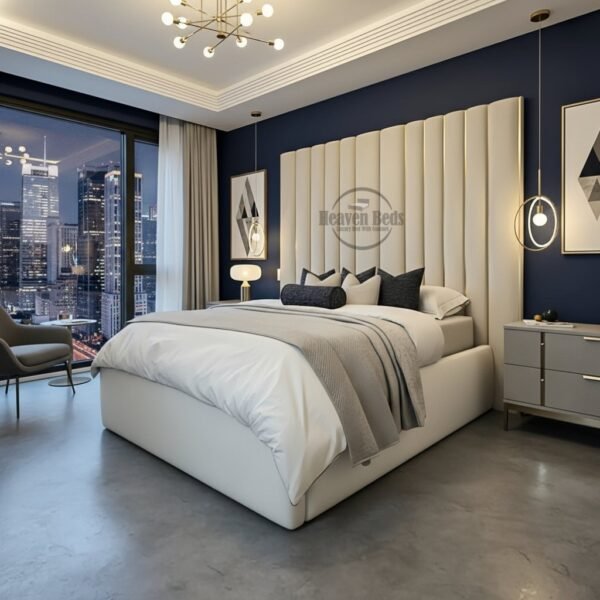 Kensington Comfort Bed with Golden Strips (Optional Ottoman Storage)