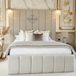 Mayfair Bed Frame | Extended Panel Headboard with Optional Ottoman Storage