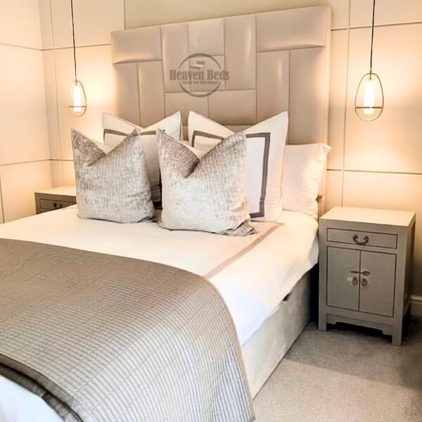 Marble Luxe Bed (Optional Ottoman storage)