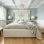 Soho Luxury Mirror Bed – Tall 2 Piece Headboard Frame with Mirrored Panels