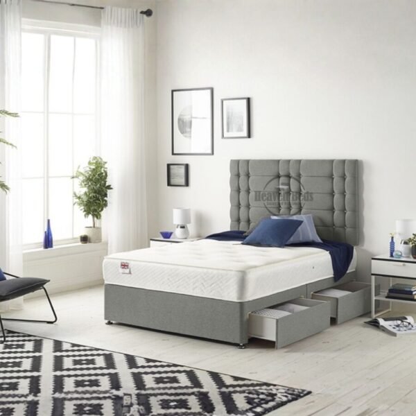 Heaven Bliss Divan Bed with Drawers & Storage | Modern Upholstered Design
