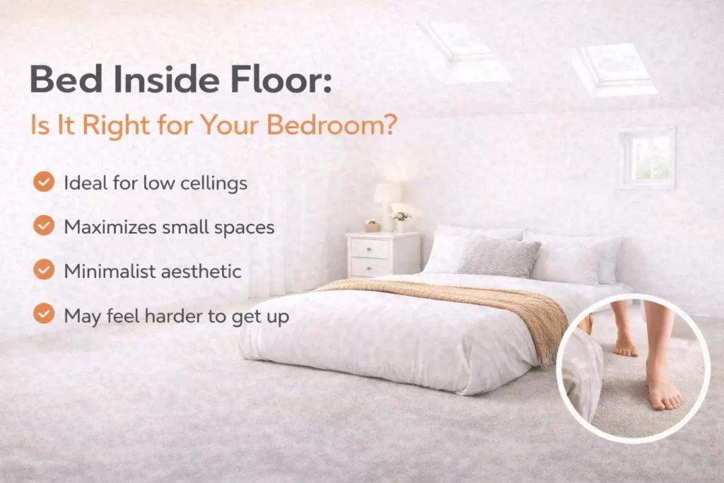 Bed Inside Floor Is It Right for Your Bedroom