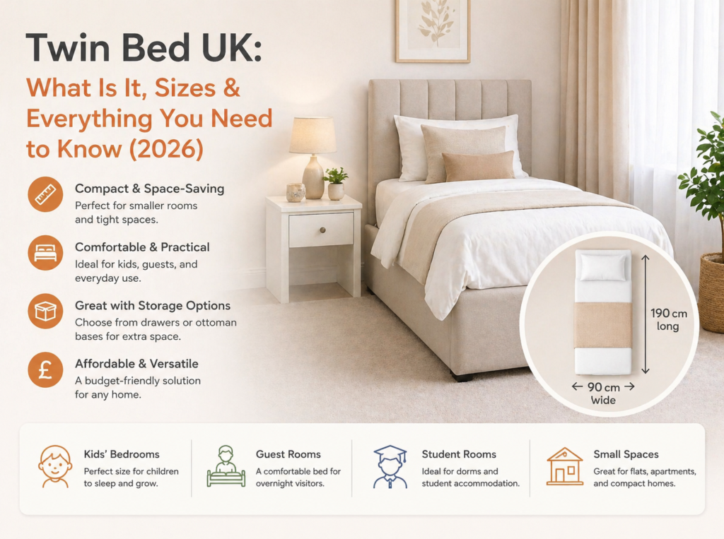 Twin Bed UK: What Is It, Sizes Everything You Need to Know (2026)